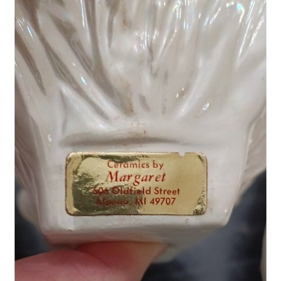 Set of 3 Ceramic Nativity Set Mary Joseph Jesus "Ceramics By Margaret" Christmas - Picture 3 of 6